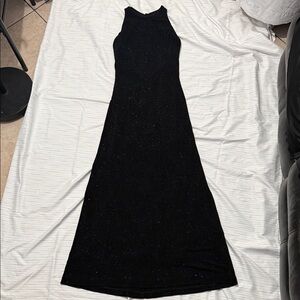 Cache Black Sparkling Prom Dress